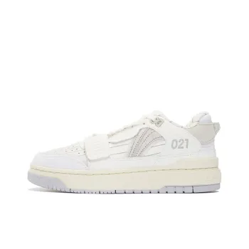LiNing Rookie Low Top Vintage Basketball Shoes Women's White Gray