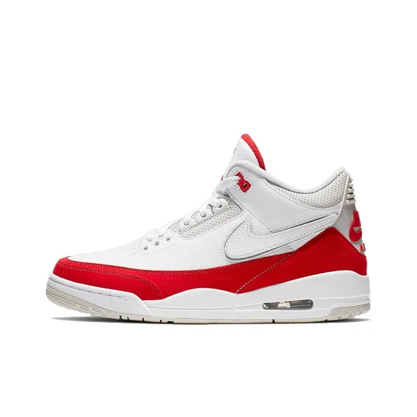 JORDAN 3 Retro Tinker White University Red-0