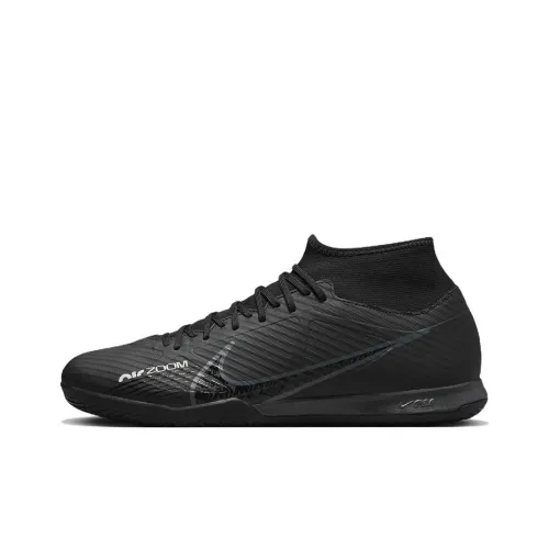 Nike Zoom Mercurial Superfly 9 Soccer Shoes Men Mid-Top Black