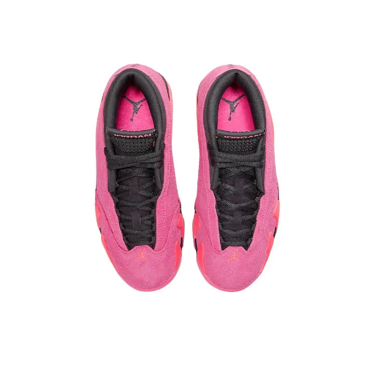 Jordan 14 Retro Low Shocking Pink Women's-3