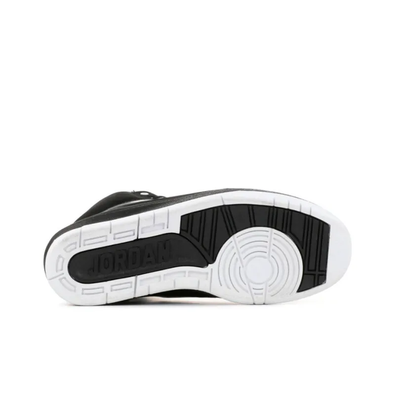 Jordan 2 Retro Qf Black White-4
