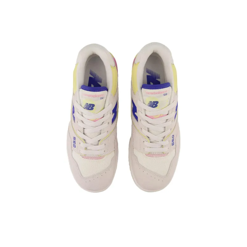 New Balance 550 Sea Salt Marine Blue Women's-3