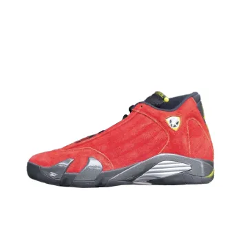 JORDAN Air JORDAN 14 Vintage Basketball Shoes Men Mid Top Red
