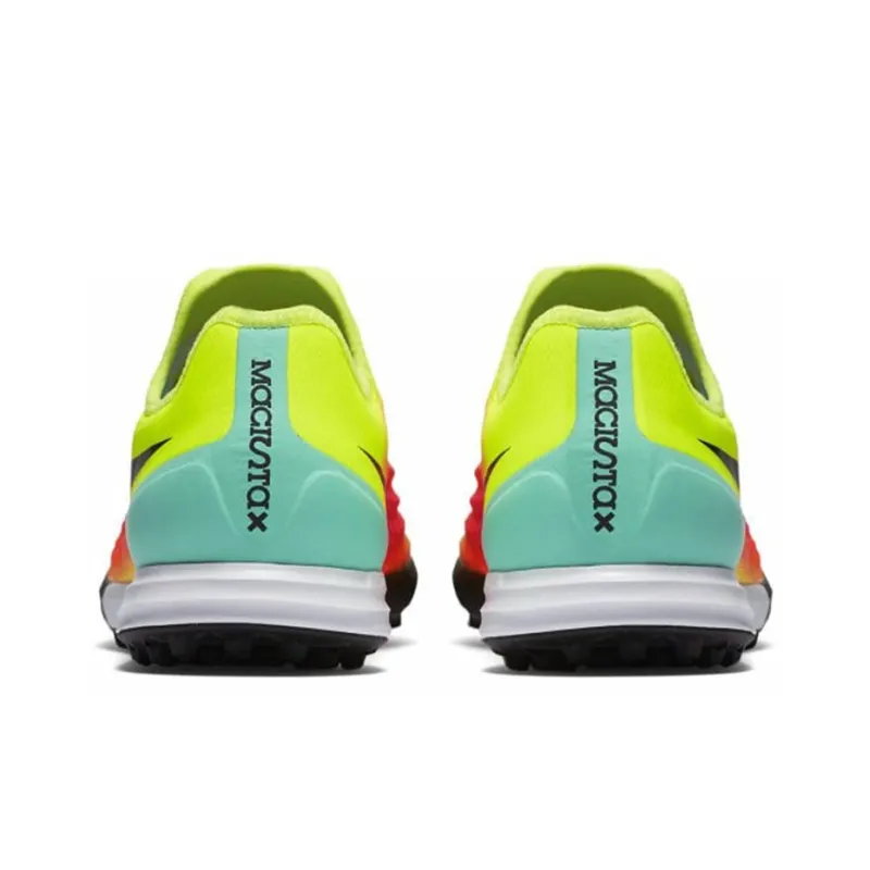 Nike MagistaX Finale 2 TF Soccer Shoes Men Low Top Yellow/Red/Black/Blue-2