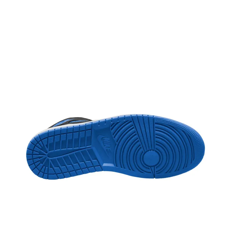 Jordan 1 Mid Black Royal Blue-3