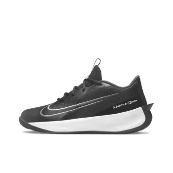 Nike Team Hustle Quick 3 'Black Metallic Silver' GS
