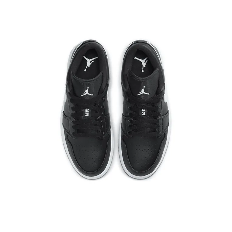 Jordan 1 Low Black White Women's-3