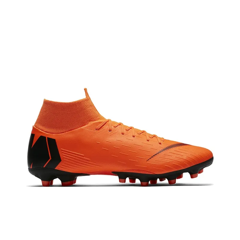 Nike Mercurial Superfly 6 Soccer Shoes Men Mid-Top Orange/Black-1