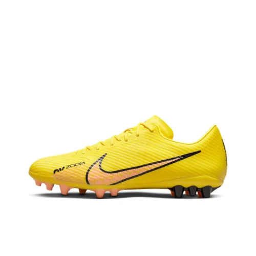 Nike Air Zoom Vapor 15 Soccer Shoes Men Low-Top Yellow/Pink