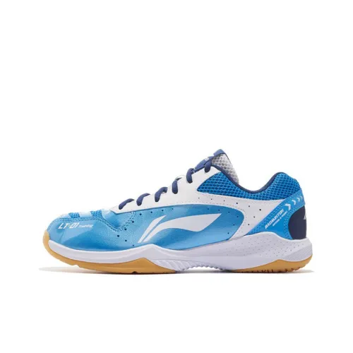 LINING Badminton Shoes Unisex Low Top Interstellar Blue/Standard White