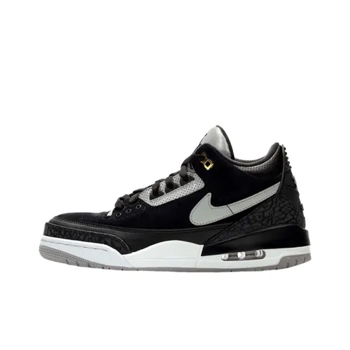 Jordan 3 Retro Tinker Black Cement Gold