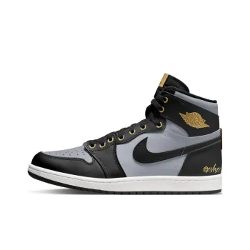 JORDAN Air JORDAN 1 Vintage Basketball Shoes Men High Top Black Gray