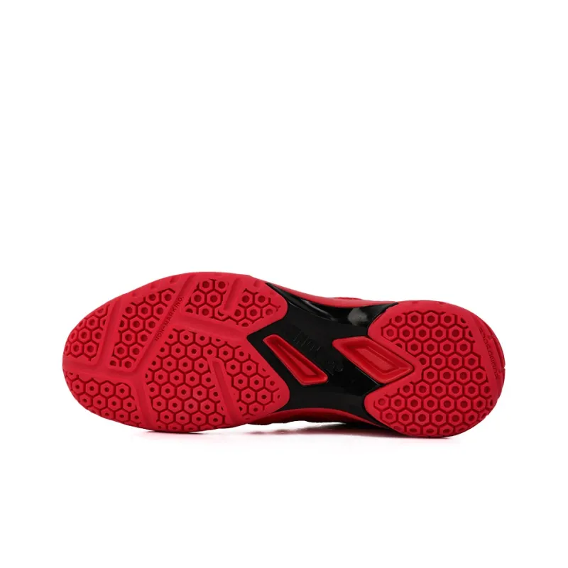YONEX Power Cushion Lightweight And Breathable Low Top Badminton Shoes Unisex Red Black-4
