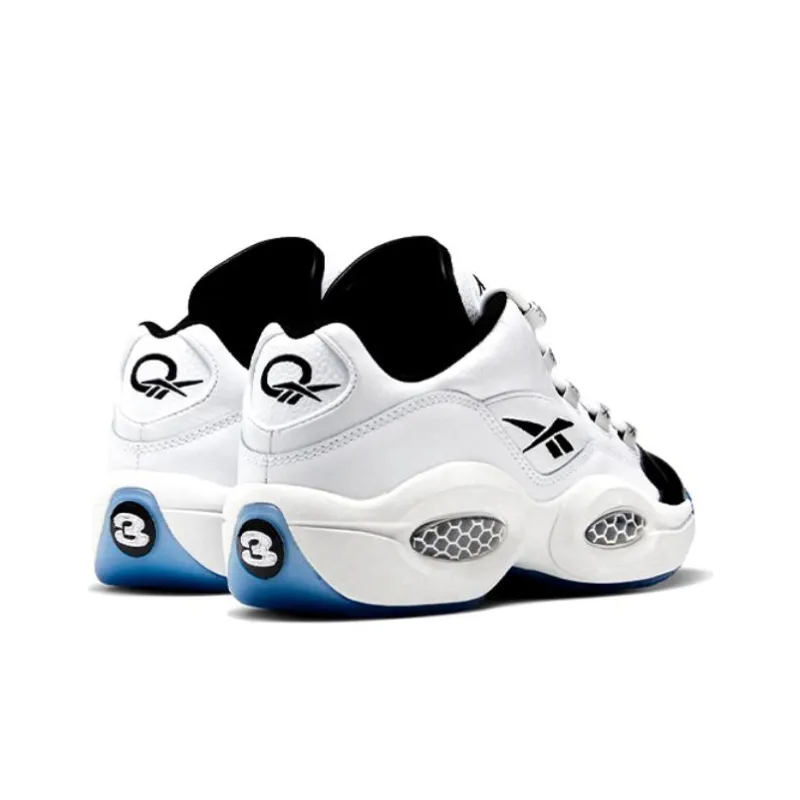 Reebok Question Low White Black Toe-3