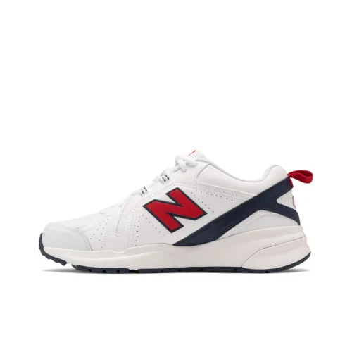 New Balance NB 608 V5 Training Shoes Men Low-Top White/Blue Red