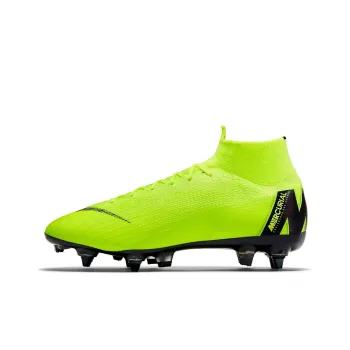 Nike Mercurial Superfly 6 SG Metal Long Studs Anti-Slip Wear-Resistant Soccer Shoes Men's Green