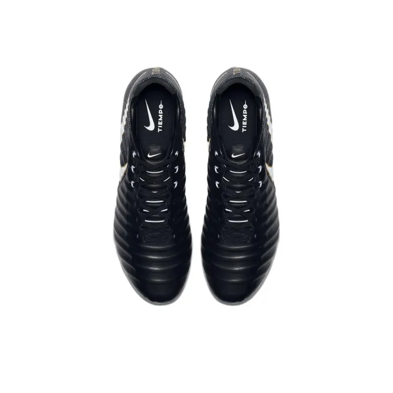 Nike TIEMPO LEGACY 3 Soccer Shoes Men Low-Top Black/Yellow/White-3