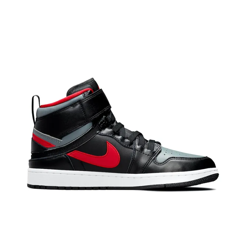 Jordan 1 High FlyEase Black Gym Red Smoke Grey-1