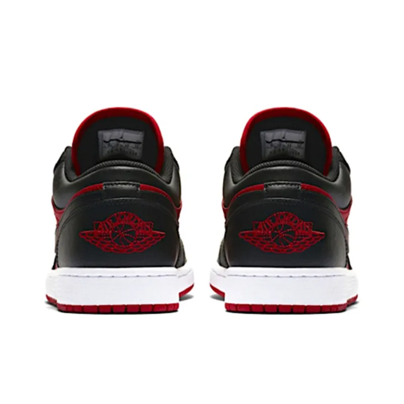 Jordan 1 Low Black Gym Red-4