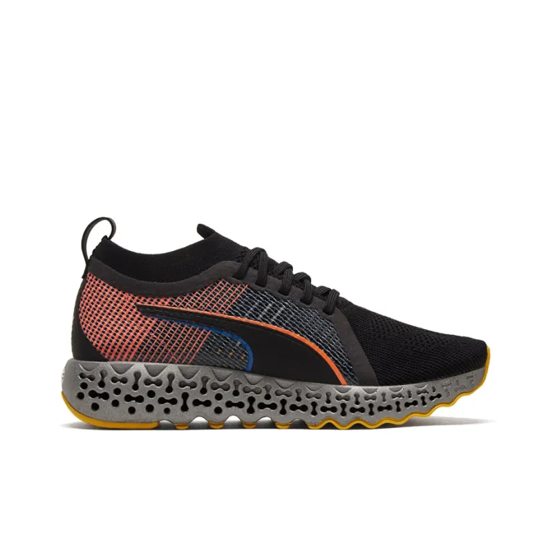 PUMA Calibrate Runner Mono Black/Orange/Grey Low Sneakers Women's-1