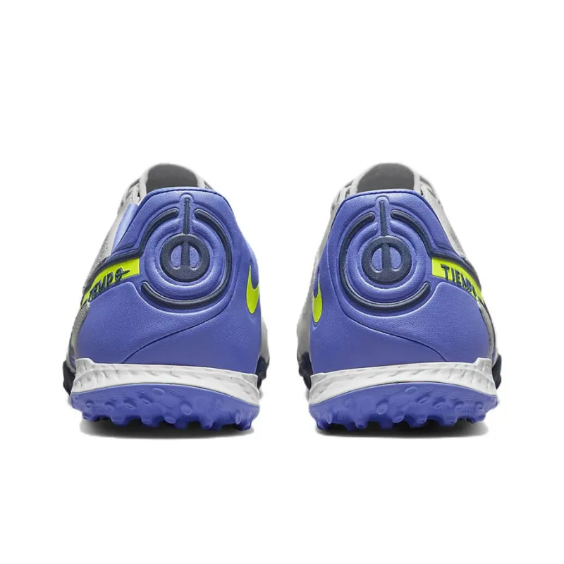 Nike React Legend 9 Pro TF Turf Soccer Shoes Grey/Yellow-4