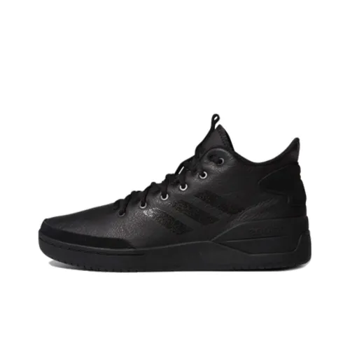 Adidas Neo BBALL90S Vintage Basketball Shoes Men Mid-Top Black