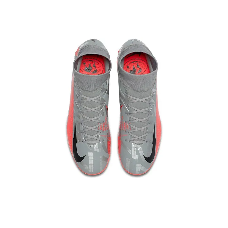 Nike Mercurial Superfly 7 Academy Tf Turf 'Grey Red'-3