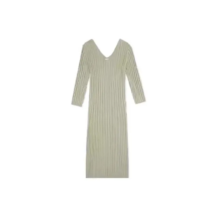 GUESS Long-Sleeved Dresses Women's Light Green-1
