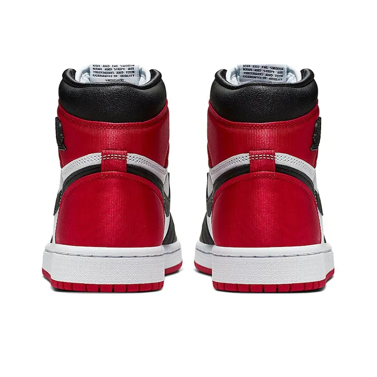 Jordan 1 Retro High Satin Black Toe Women's-3