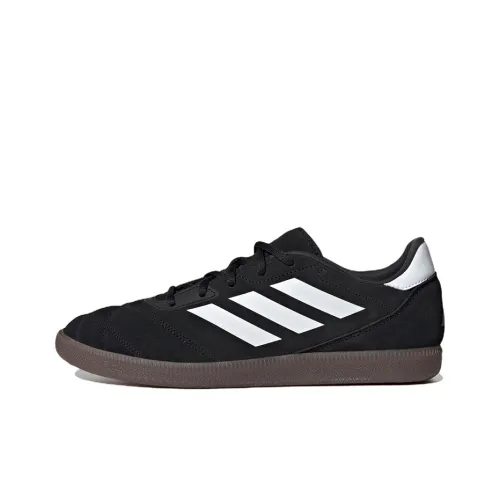 Adidas Court Soccer Shoes Men Low-Top Black/White