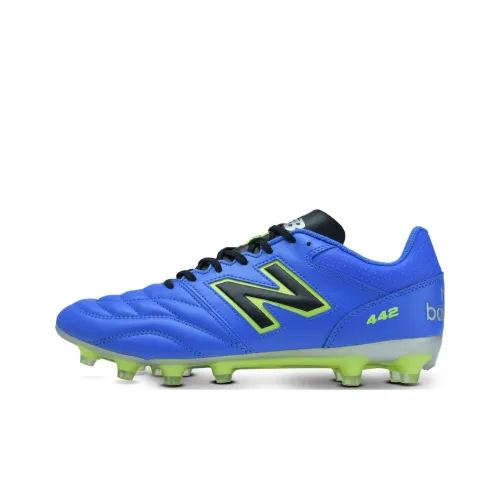New Balance Anti-Slip Wear-Resistant Hard Court Soccer Shoes Blue