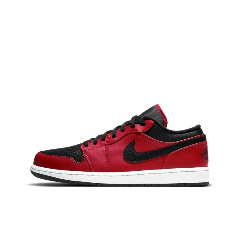 JORDAN 1 Low Reverse Bred Pebbled Swoosh-0