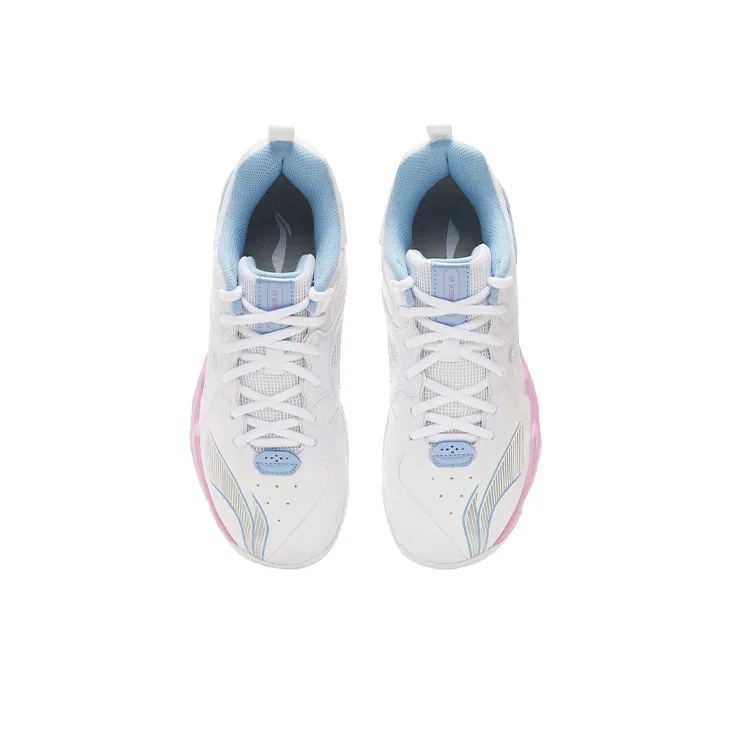 LiNing Ranger6 LITE Cushioned Slip Resistant Abrasion Resistant Low Top Badminton Shoes Unisex Standard White-3
