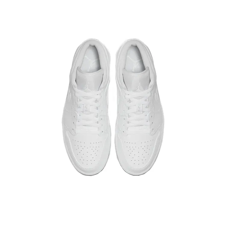 Jordan 1 Low Triple White Fog Grey-2