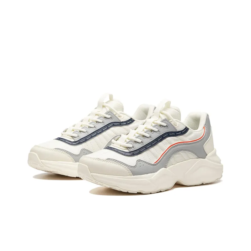 Anta Variety Training Collection Cushioning Anti-Slip And Wear-Resistant Low-Top Training Shoes Men's Mist Gray Blue-1