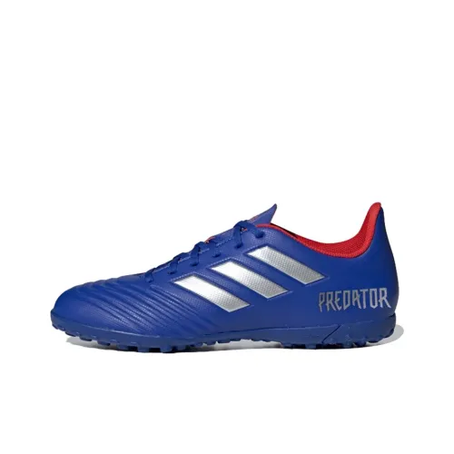 Adidas Predator 19.4 Soccer Shoes Men Low-Top Blue/Gray/Red