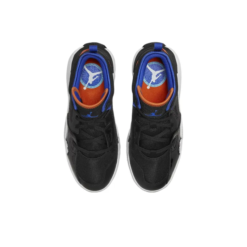 Jordan Stay Loyal 2 2 Cushioned Slip-Resistant Mid-Top Vintage Basketball Shoes GS Black White-3