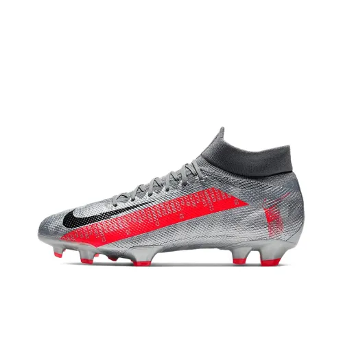 Nike Mercurial Superfly 7 Pro FG Metallic Grey Crimson