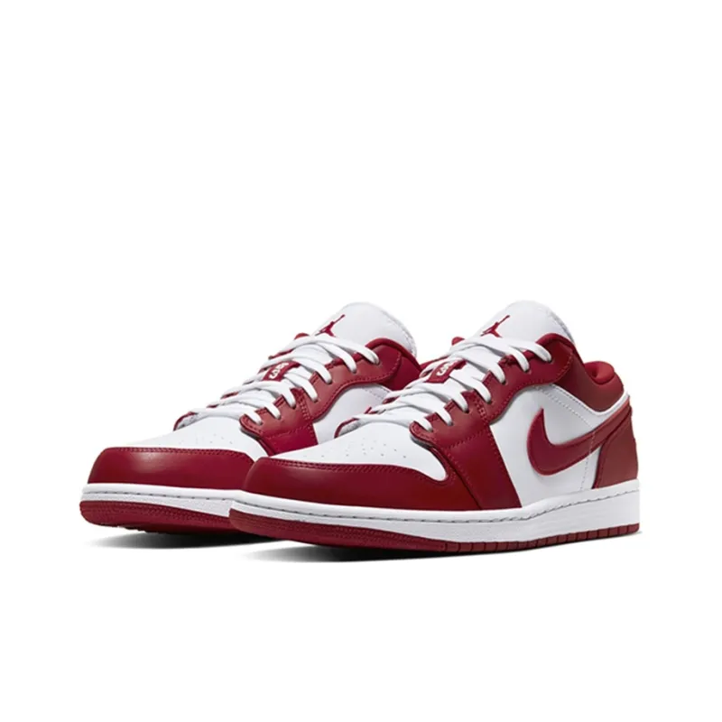Jordan 1 Low Gym Red White-2