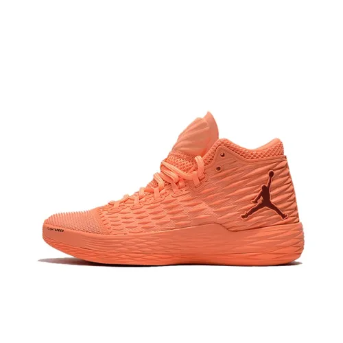 Jordan Melo M13 Vintage Basketball Shoes Men Mid-Top Orange