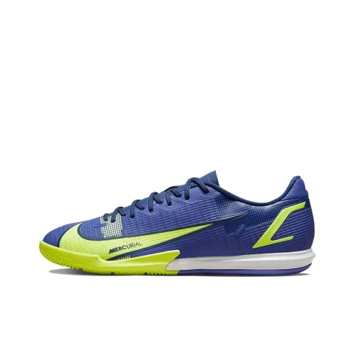 Nike Mercurial Vapor 14 Soccer Shoes Men Low-Top Blue/Green