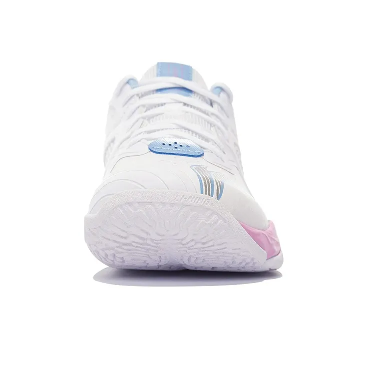 LiNing Ranger6 LITE Cushioned Slip Resistant Abrasion Resistant Low Top Badminton Shoes Unisex Standard White-4