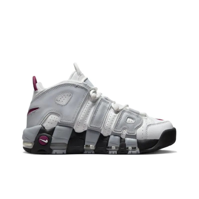Nike Air More Uptempo Rosewood Wolf Grey Women's-1