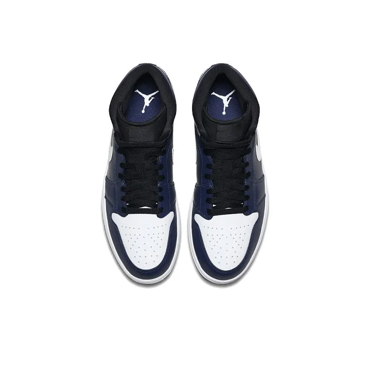 Jordan 1 Mid Obsidian-3