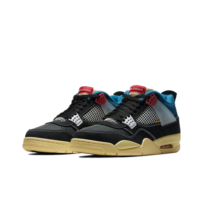 JORDAN 4 Retro Union Off Noir-2