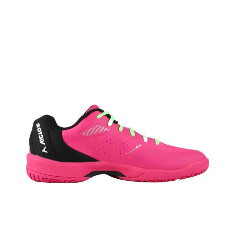 VICTOR Anti Slip Wear Resistant Low Top Badminton Shoes Unisex Aurora Red-1