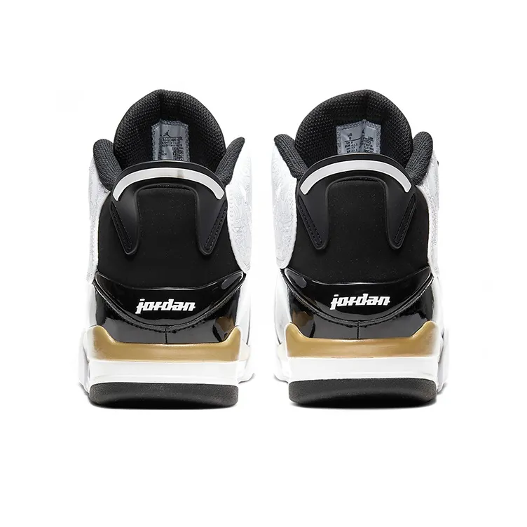 Jordan Dub Zero Black Metallic Gold White-4