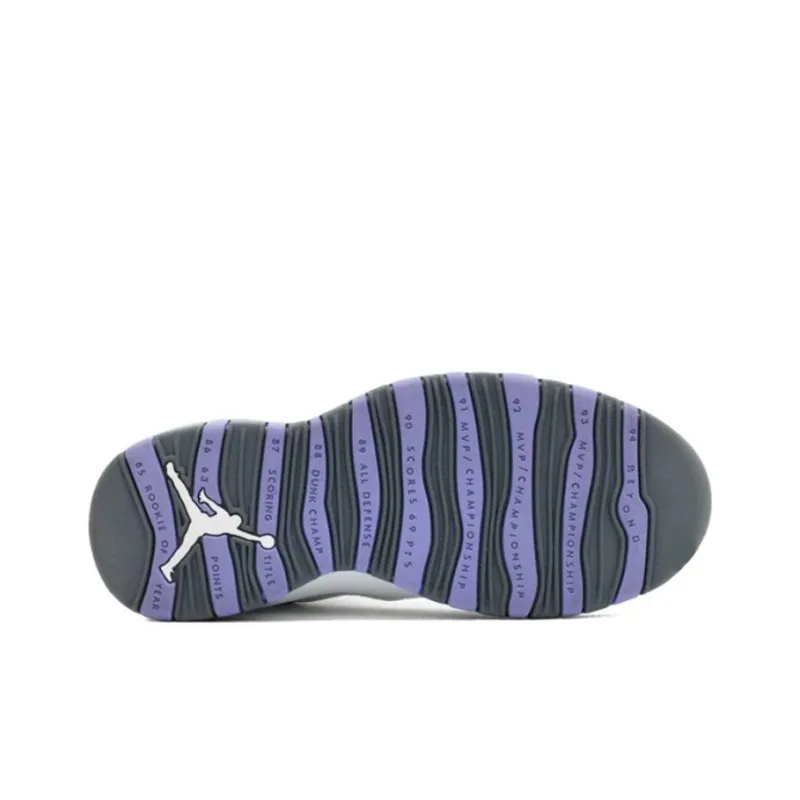 Jordan 10 Retro White Medium Violet Women's-2