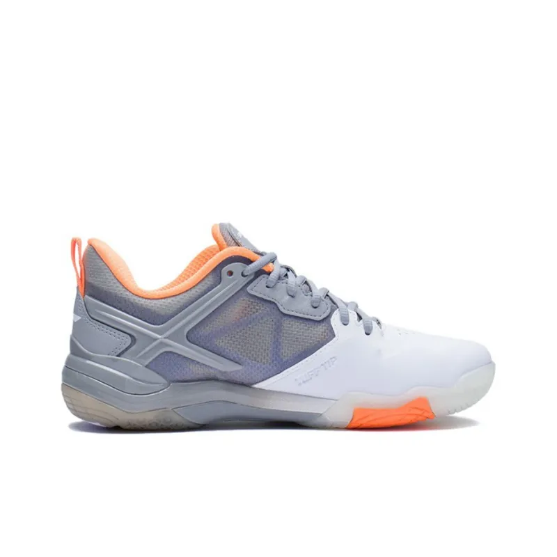 LINING Badminton Shoes Men Low Top Snow Gray/Standard White-1
