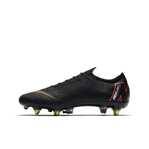 Nike Mercurial Vapor 12 Soccer Shoes Men Low-Top Black/Orange